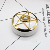 Pentagonal Star Drill Multicolor Colored Contact Lens Case